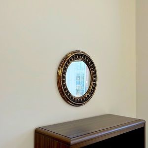 Heavy bronze mirror